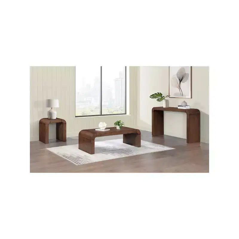 Table basse en placage de chêne