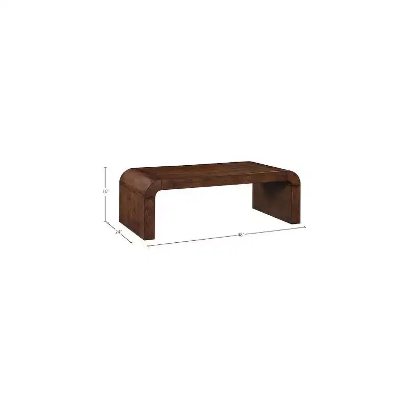 Table basse en placage de chêne