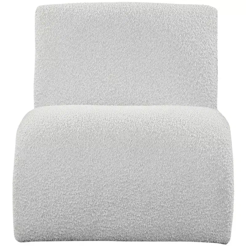Fauteuil d'appoint en tissu bouclé