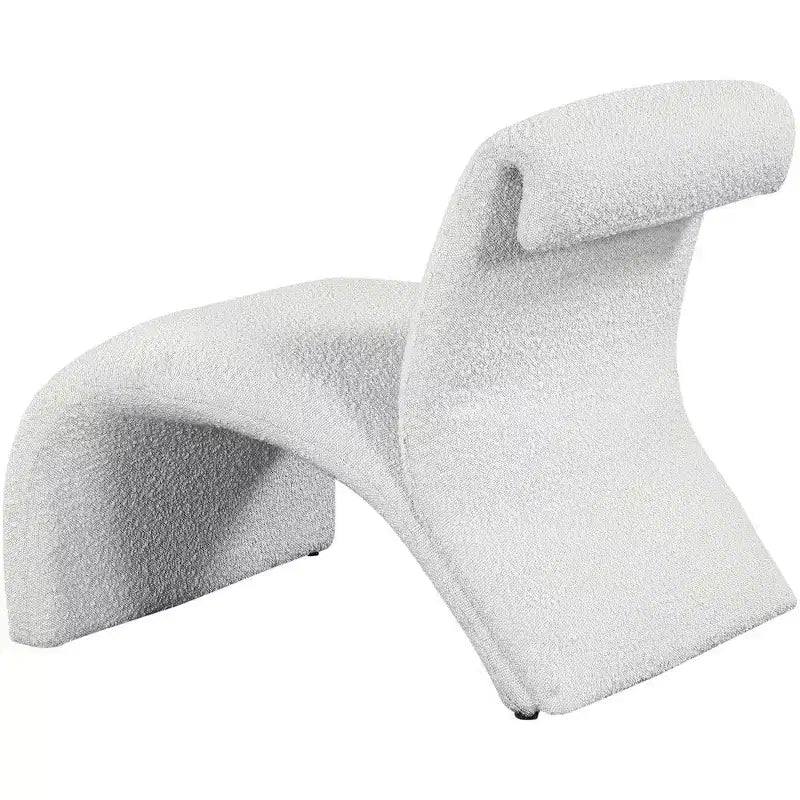 Fauteuil d'appoint en tissu bouclé
