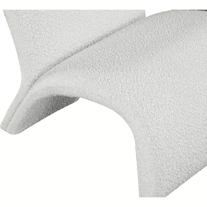 Fauteuil d'appoint en tissu bouclé