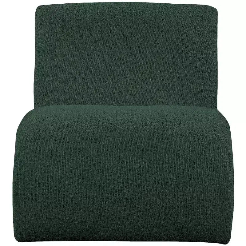 Fauteuil d'appoint en tissu bouclé