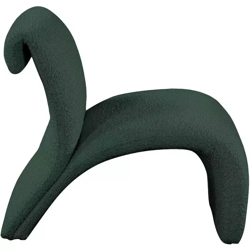 Fauteuil d'appoint en tissu bouclé