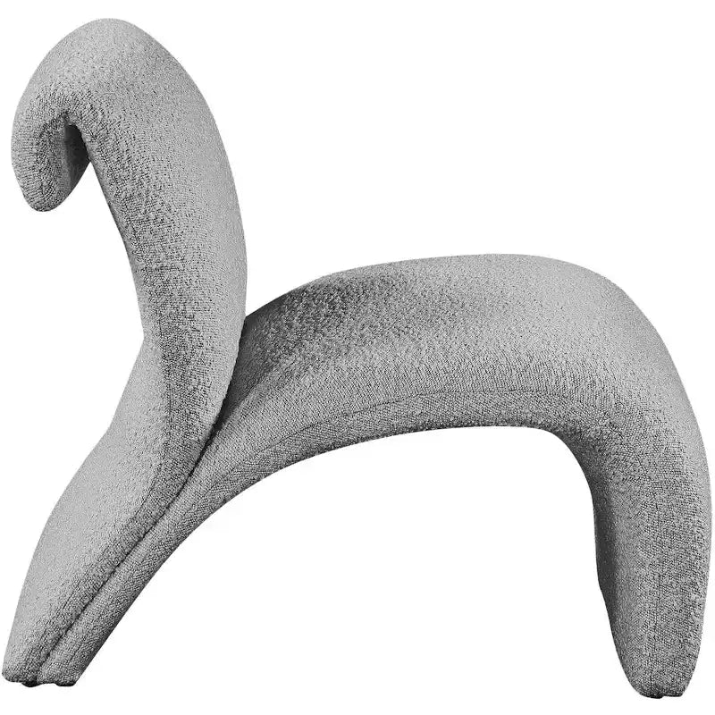 Fauteuil d'appoint en tissu bouclé