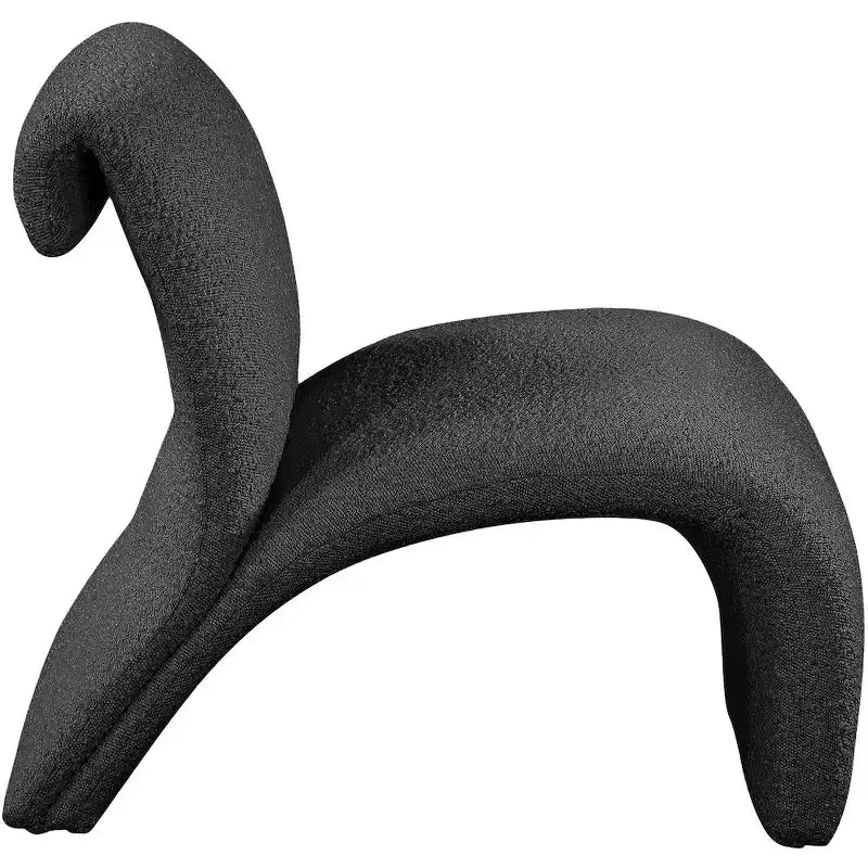 Fauteuil d'appoint en tissu bouclé