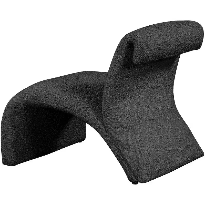 Fauteuil d'appoint en tissu bouclé