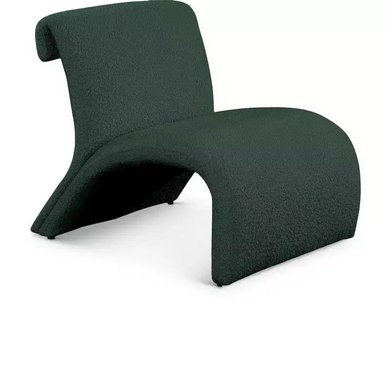 Fauteuil d'appoint en tissu bouclé