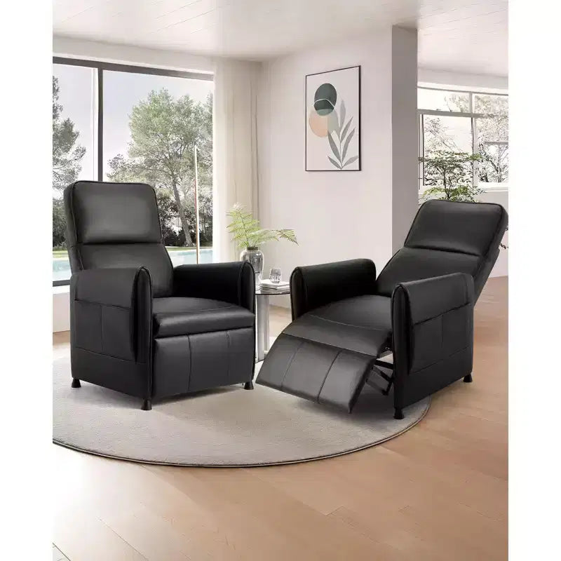 Fauteuil inclinable électrique pour adultes avec télécommande et poches latérales, fauteuil inclinable en cuir PU pour la maison