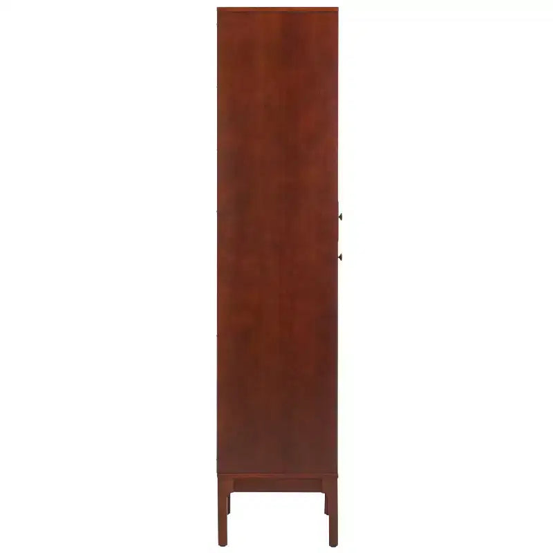 Bibliothèque/étagère d'exposition Curio - Noyer - SEI
