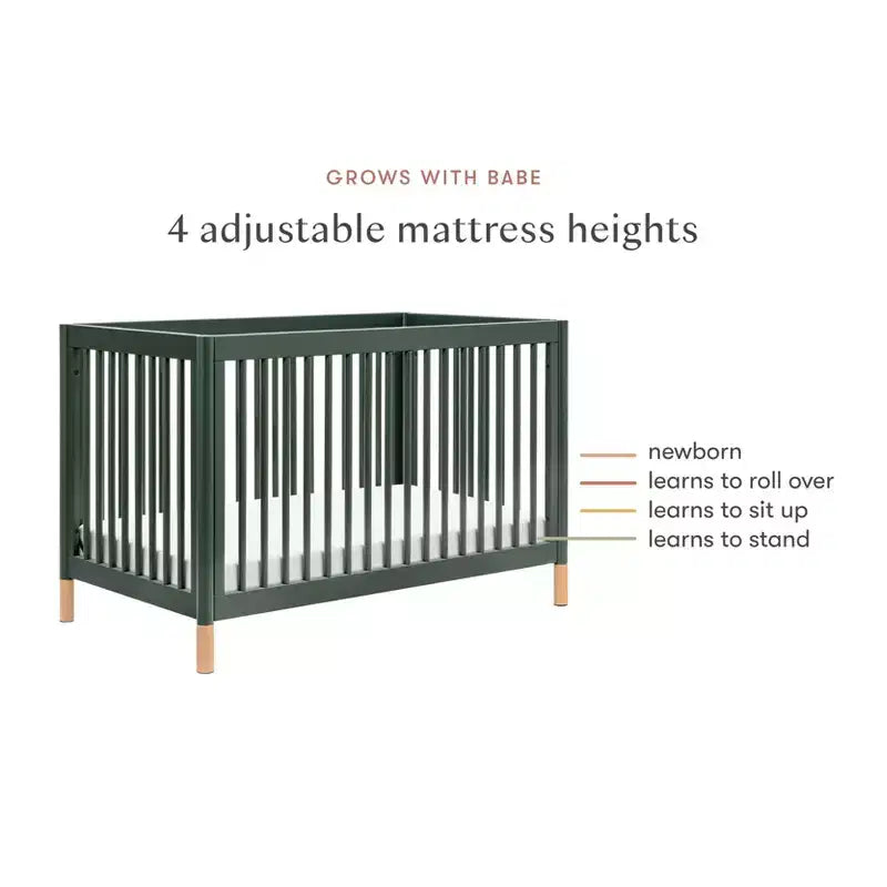 Lit de bébé convertible 4-en-1 avec kit de conversion en lit de tout-petit
