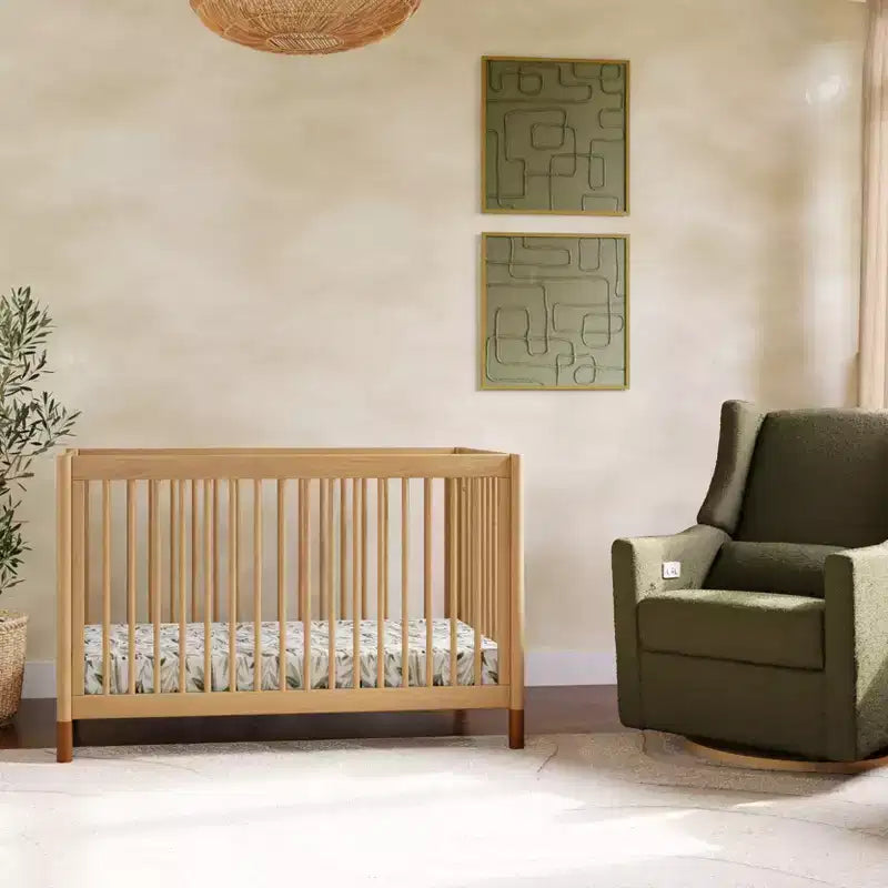 Lit de bébé convertible 4-en-1 avec kit de conversion en lit de tout-petit