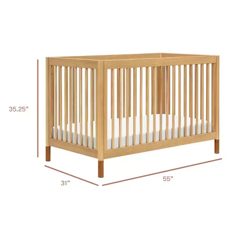 Lit de bébé convertible 4-en-1 avec kit de conversion en lit de tout-petit