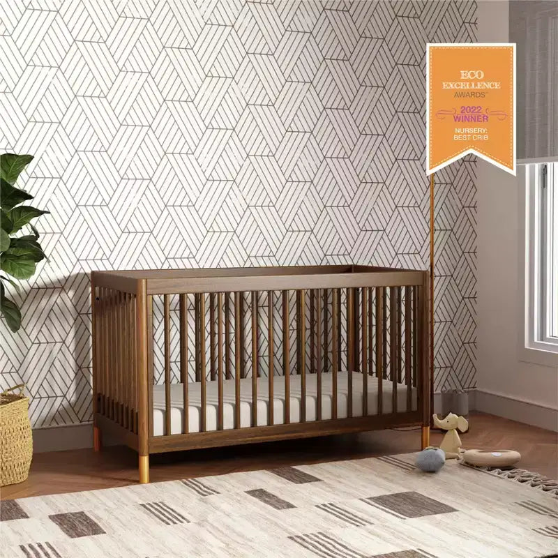 Lit de bébé convertible 4-en-1 avec kit de conversion en lit de tout-petit