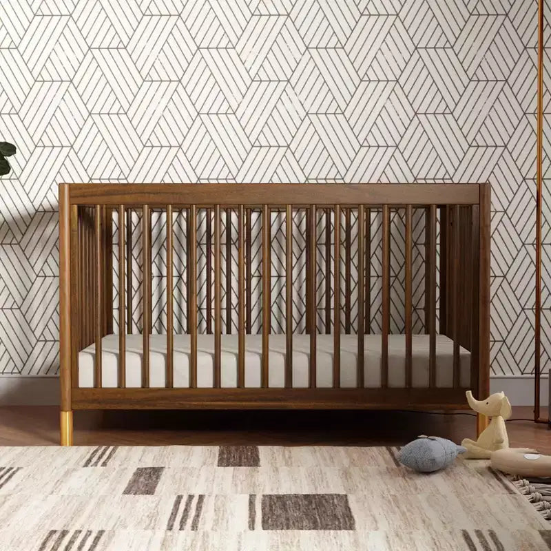 Lit de bébé convertible 4-en-1 avec kit de conversion en lit de tout-petit