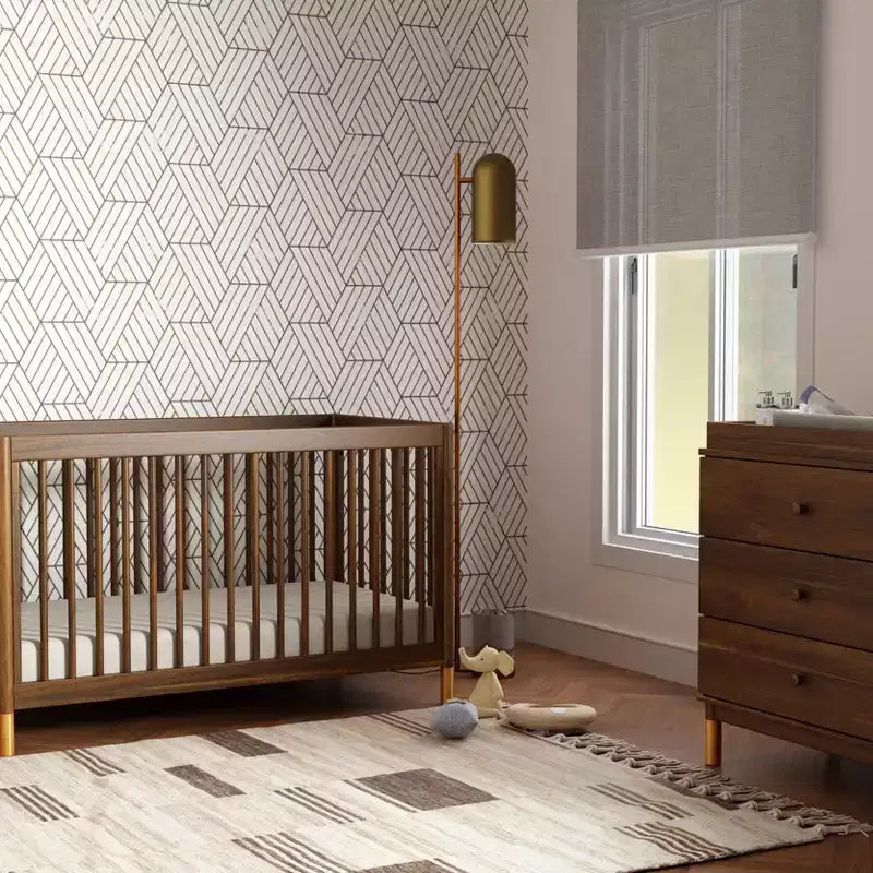 Lit de bébé convertible 4-en-1 avec kit de conversion en lit de tout-petit