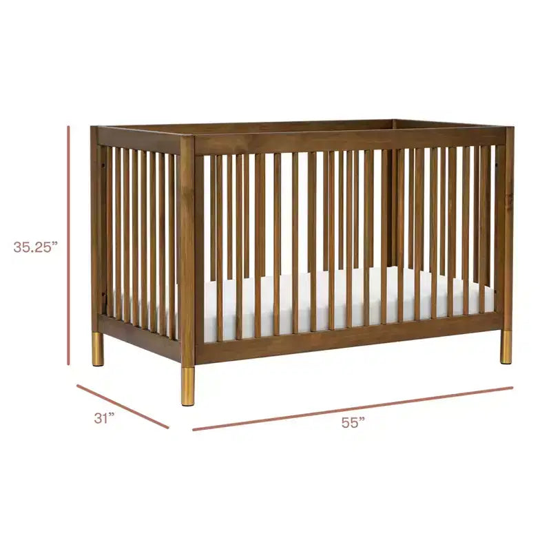 Lit de bébé convertible 4-en-1 avec kit de conversion en lit de tout-petit