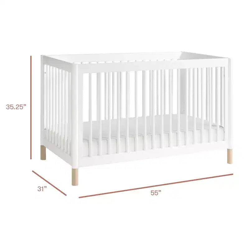 Lit de bébé convertible 4-en-1 avec kit de conversion en lit de tout-petit