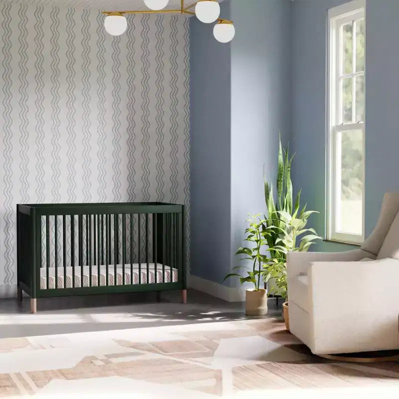 Lit de bébé convertible 4-en-1 avec kit de conversion en lit de tout-petit